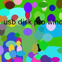 usb disk pro windows 98