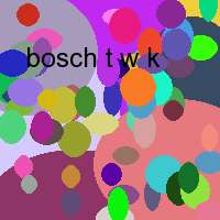 bosch t w k